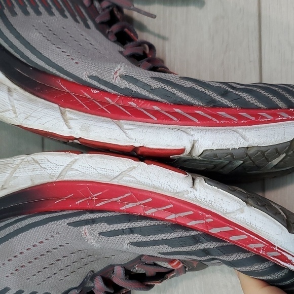Hoka One One Mens Clifton 5 Athletic Running Sneakers shoes sz 11.5 - Picture 12 of 16